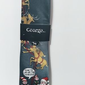 𝅺CHRISTMAS men's tie -Time To Lay Off The Cookies